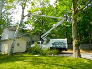 high peaks bucket truck