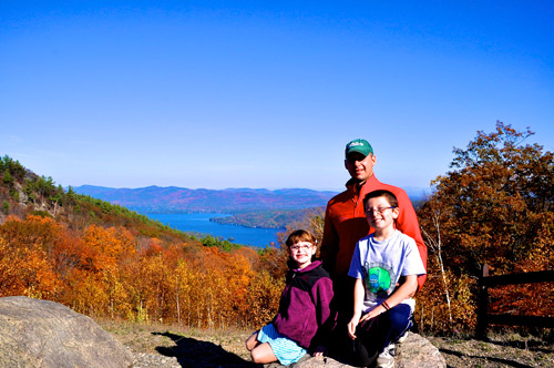 Chris Porecca and kids on Prospect